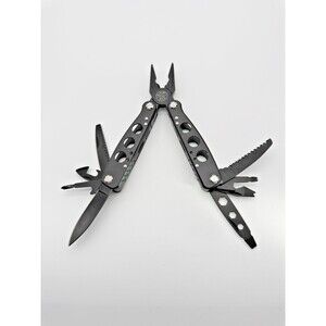 Smith & Wesson Folding Multi Tool Pliers Knife Saw Black Used